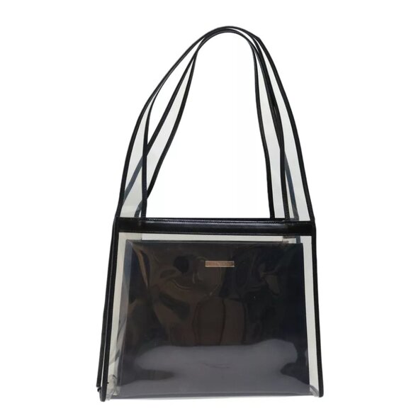 GUCCI Tote Bag Vinyl Black - Picture 1 of 7